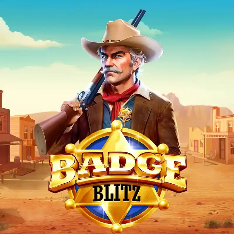 Official Slots logo: Badge Blitz by Pragmatic Play at Casino Rodos