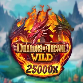 Dragons of Arcane Wild logo by Foxium Casino Rodos