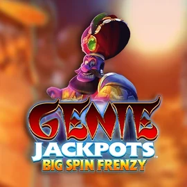 Jackpots logo of Genie Jackpots: Big Spin Frenzy from Blueprint Gaming at Casino Rodos