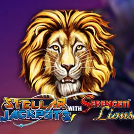 Play the Stellar Jackpots with Serengeti Lions slot by Lightning Box Game on Casino Rodos