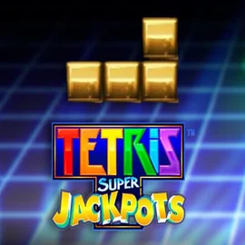 Tetris Super Jackpots logo by WMS at Casino Rodos