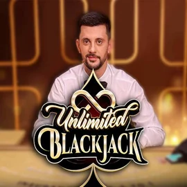 Unlimited Blackjack slot logo by Ezugi at Casino Rodos